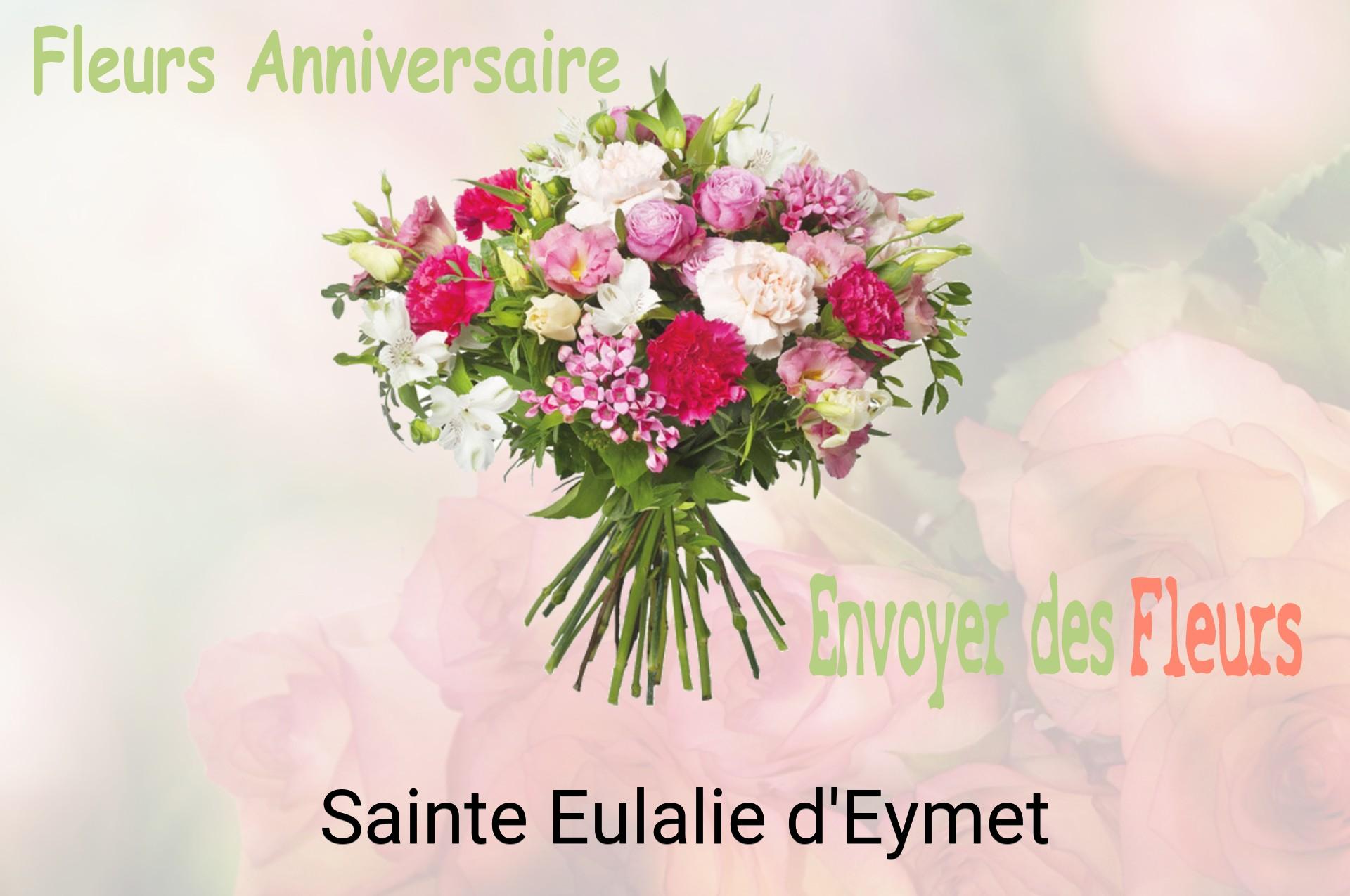 Bouquet de fleurs d’anniversaire livré à Sainte-Eulalie-d'Eymet