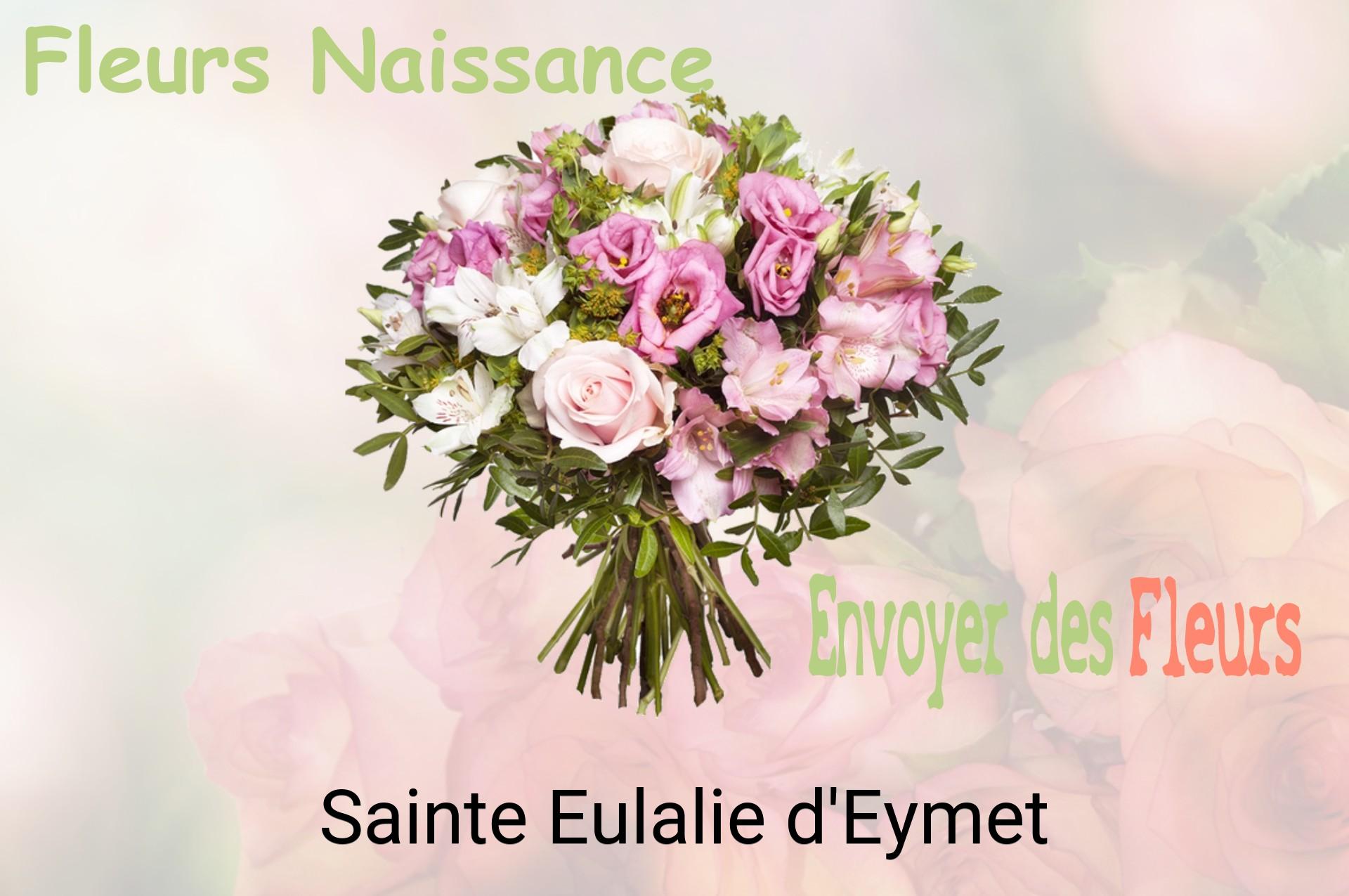 Bouquet de fleurs de naissance livré à Sainte-Eulalie-d'Eymet